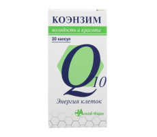 КОЭНЗИМ Q-10 ЭНЕРГИЯ КЛЕТОК 500МГ. №30 КАПС.