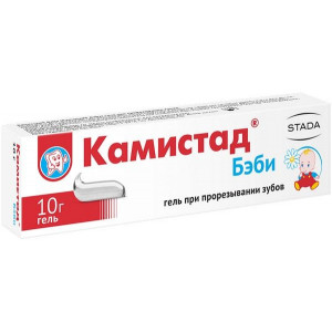 КАМИСТАД БЕБИ 10Г. ГЕЛЬ П/ПРОРЕЗ. ЗУБОВ ТУБА