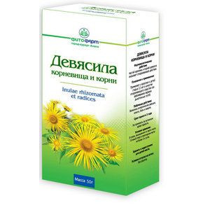 ДЕВЯСИЛА КОРНЕВИЩА И КОРНИ 50Г. ПАЧКА /ФИТОФАРМ ПКФ/