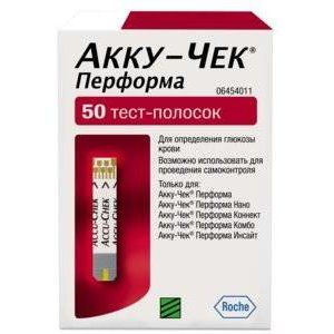 АККУ-ЧЕК ТЕСТ-ПОЛОСКИ ПЕРФОРМА №50 [ACCU-CHEK]